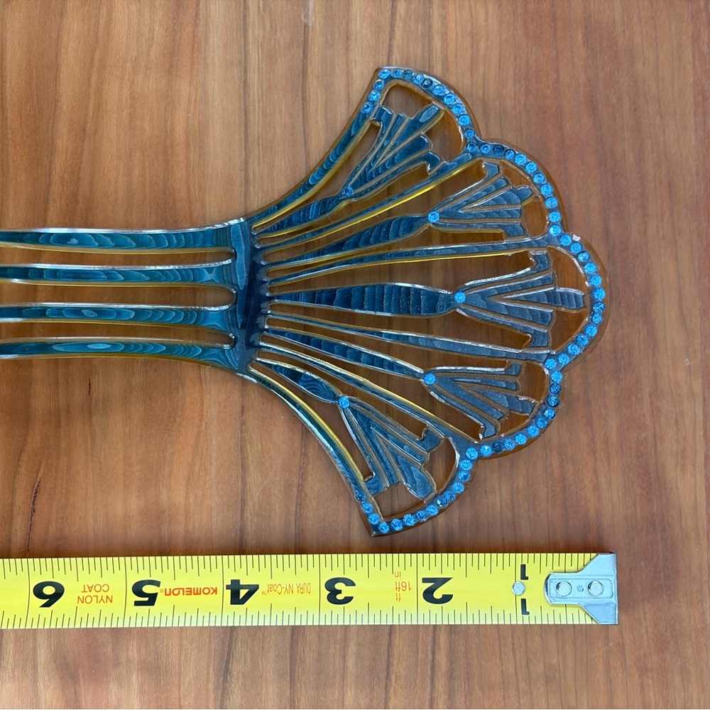 Vintage Large Antique (Probably Bakelite) Hair Comb - Picture 5 of 5